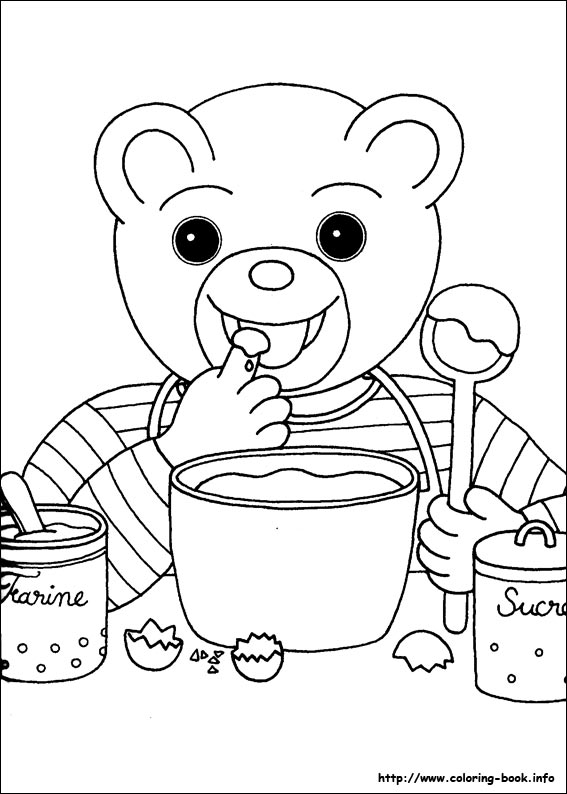 Little Brown Bear coloring picture